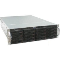 Supermicro 3U RM Xeon-DP 16 SAS/SATA Bays 7FH/FL I/O XPNDR 800W RPS Black [CSE-836E1-R800B]