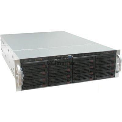 Supermicro 3U RM Xeon-DP 16 SAS/SATA Bays 7FH/FL I/O XPNDR 800W RPS Black [CSE-836E1-R800B]