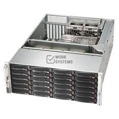 Supermicro 4U 920W 80Plus 24x3.5inch SAS BAYS Black Retail [CSE-846BA-R920B]