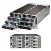 Supermicro 4U FatTwin 8X NODE DP E5-2600 512GB SAS 1620W 6XHOT-swap 2.5 PCIE 3.0 Re[[SYS-F617R2-R72