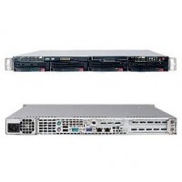 Supermicro 4U RM BB BLACK XEON-DP 1600MHZ 2XSATA 1620W RPS MB-X9DRFF 8 NODE [SYS-6017R3-FT]