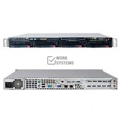 Supermicro 4U RM BB BLACK XEON-DP 1600MHZ 2XSATA 1620W RPS MB-X9DRFF 8 NODE [SYS-6017R3-FT]