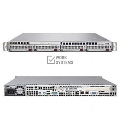 Supermicro A+ Server 1021M-T2B Barebone System - nVIDIA nForce MCP55 Pro - Socket F [AS-1021M-T2+B]