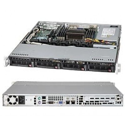 Supermicro BBNS 1U C602 Up 8x DIMM-4x 3.5 SATA 350W SD [SYS-5017R-MTF]