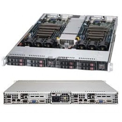 Supermicro BBNS 1U DP Int S BR Twin QDR Ib 2.5 inch [SYS-1027TR-TQF]