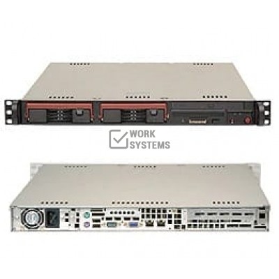 Supermicro BBNS 1U X58 Up I7 24GB-DDR3 VGA 2XSATA 280W [SYS-5016T-TB]