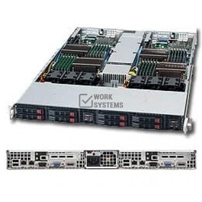 Supermicro BBNS 1UTWIN 5520 DDR IPMI-48GB DDR3 4X2.5 SATA1200W [SYS-1026TT-IBXF]