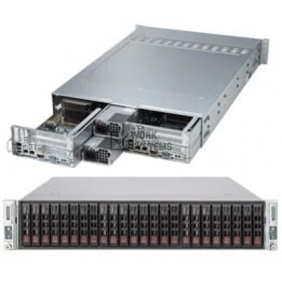 Supermicro BBNS 2U Twin C602 8XDIMM-12X2.5 Per Node 1620W 1+1 [SYS-2027TR-D70RF]