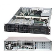 Supermicro Black 2U SC822 SATA with 400W PWS [CSE-822T-400LPB]