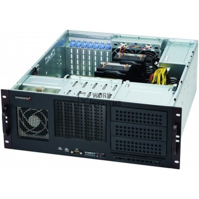 Supermicro Black 4U Chassis with Internal 5X3.5 inch [CSE-842I-500B]