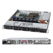 Supermicro SuperChassis 113TQ-563CB System Cabinet - Rack-mountable - Black - 1U - 8[CSE-113TQ-563C
