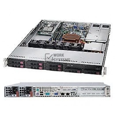 Supermicro Case 113TQ-R650UB chassis with two Seagate 73GB 2.5 SAS HDD [CSE-113TQ-R650UB-MC073]