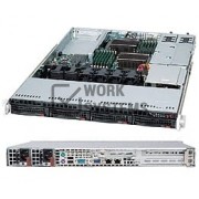 Supermicro Case 1U 500W 80PLUS 4x3.5inch Hot Swap SAS/SATA Black Retail [CSE-815TQ-R500UB]