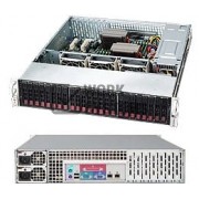 Supermicro Case 216A-R900LPB chassis with two Seagate 146GB 2.5 SAS HDD [CSE-216A-R900LPB-MC146]