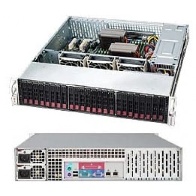 Supermicro Case 216A-R900LPB chassis with two Seagate 146GB 2.5 SAS HDD [CSE-216A-R900LPB-MC146]
