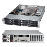 Supermicro SuperChassis SC826BA-R1K28LPB System Cabinet - Rack-mountable - Black [CSE-826BA-R1K28LP