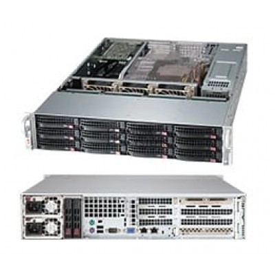 Supermicro Case 2U 12x3.5inch Hotswap SAS/SATA 920W Rundant 80PLUS PLATINUM ATX R[CSE-826BE16-R920U