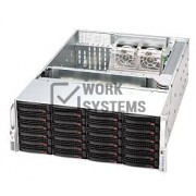 Supermicro SC-846E1-R900B Chassis - Rack-mountable - Black [CSE-846E1-R900B]