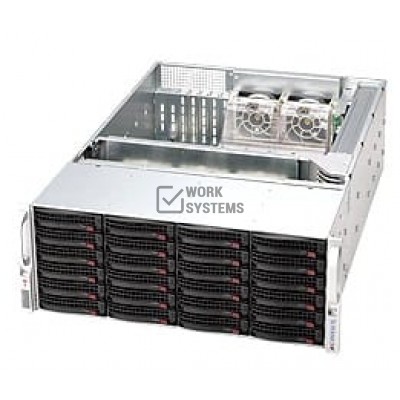 Supermicro SC-846E1-R900B Chassis - Rack-mountable - Black [CSE-846E1-R900B]