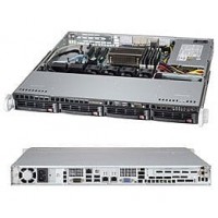 Supermicro Case Cse-813MTQ-350CB 1U 350W 4X3.5SAS SATA Bay 12500RPM Retail [CSE-813MTQ-350CB]