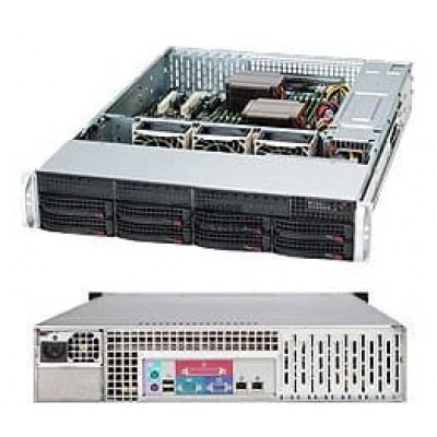 Supermicro 825TQ-560LPB Chassis - Rack-mountable - Black [CSE-825TQ-560LPB]