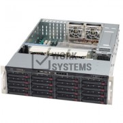Supermicro Case Cse-836E26-R1200B 3U 1200W 16X 3.5 Bays Slim [CSE-836E26-R1200B]