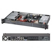 Supermicro Cse-504-203B Mini 1U 9.8 Depth 200W 80+ 1X3.5 inch [CSE-504-203B]