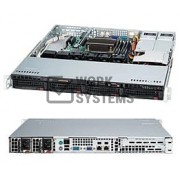 Supermicro SuperChassis SC813MTQ-R400CB System Cabinet - Rack-mountable - Black - [CSE-813MTQ-R400C