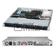 Supermicro SuperChassis SC813MFTQ-520CB System Cabinet - Rack-mountable - Black - [CSE-813MFTQ-520C