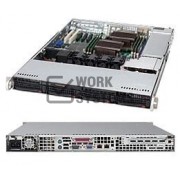 Supermicro SuperChassis SC815TQ-563CB Rackmount Enclosure - Rack-mountable - Black -[CSE-815TQ-563C