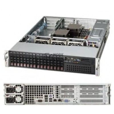 Supermicro SuperServer 2027R-WRF Barebone System - 2U Rack-mountable - Intel C602 Chip[SYS-2027R-WR