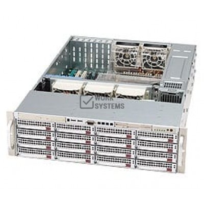 Supermicro SC836S2-R800B Chassis - Rack-mountable - Black [CSE-836S2-R800B]