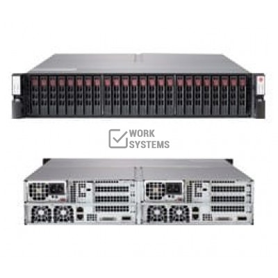 Supermicro HA Storage Server, 2U 927 24 Hard Disk Drive with 2X1200W PSU [SSG-2026T-DE2R24L]