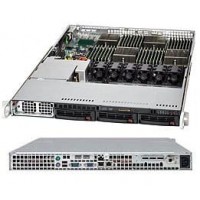 Supermicro NR, Black 1U Chassis 818TQ with 1400W [CSE-818TQ-1400LPB]
