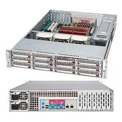 Supermicro SC-826E2-R800LPV Chassis - Rack-mountable - Silver [CSE-826E2-R800LPV]
