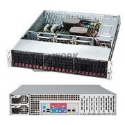 Supermicro SC216E2-R900LPB Chassis - 2U - Rack-mountable - 24 Bays - 900W - Black[[CSE-216E2-R900LP