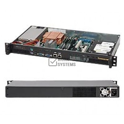 Supermicro SC503-200B Chassis - Rack-mountable - Black [CSE-503-200B]