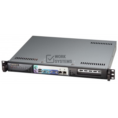 Supermicro SC513L-410 Chassis - Rack-mountable - Black [CSE-513L-410B]
