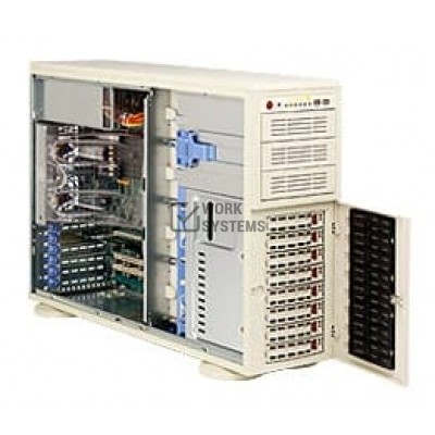 Supermicro SC743TQ-650B Chassis - Rack-mountable - Black [CSE-743TQ-650B]