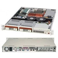 Supermicro SC811S-520B Chassis - Rack-mountable - Black [CSE-811S-520B]