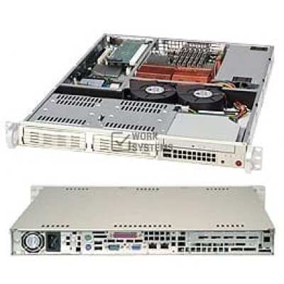 Supermicro SC811i-280B Chassis - Rack-mountable - Black [CSE-811I-280B]