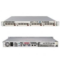 Supermicro SC813MFT-300C Chassis - 1U - Rack-mountable - 5 Bays - 300W - Beige [CSE-813MFT-300C]