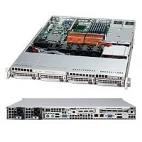 Supermicro SC813MS-410C Chassis - Rack-mountable - Black [CSE-813MS-410CB]
