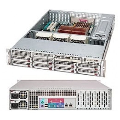 Supermicro 825TQ-R700LPV Chassis - Rack-mountable - Silver [CSE-825TQ-R700LPV]