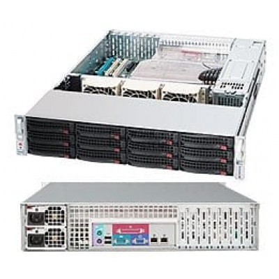Supermicro SC826E26-R1200UB System Cabinet - Rack-mountable - Black - 2U [CSE-826E26-R1200UB]