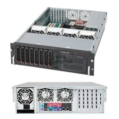 Supermicro SC832S-R760 Chassis - Rack-mountable - Black [CSE-832S-R760B]