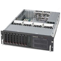 Supermicro SC833S-R760 Chassis - Rack-mountable - Black [CSE-833S-R760B]