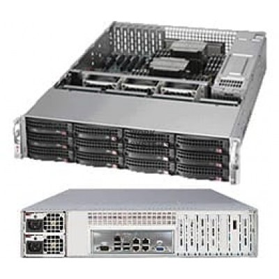 Supermicro 2U RM BB E5-2630 V2 12X SATA 980W RPS CEPH OSD 2XSSD 40TB INTANK [SSG-6027R-OSD040H]
