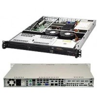 Supermicro SuperChassis SC811L-350B System Cabinet - Rack-mountable - Black - 1U - 2 x[CSE-811L-350