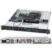 Supermicro SuperChassis 111LT-330CB Rackmount Enclosure - Rack-mountable - Black - 1[CSE-111LT-330C